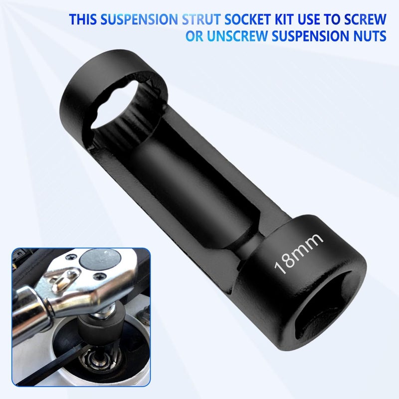 ZKTOOL Suspension Strut Socket Tool (18MM) - Image 2
